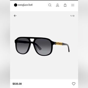 New Gucci polarized sunglasses